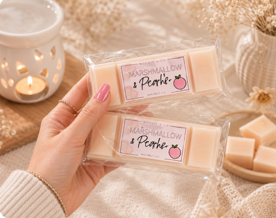 Marshmallow & white peach